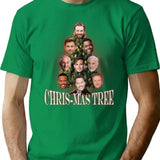 Chris-Mas Tree T-Shirt for Men & Women, T-Shirts Graphic Tee - Green