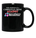 Christian Mom Against Ddr Black Coffee Mug, Gift Coffee Mug - Black