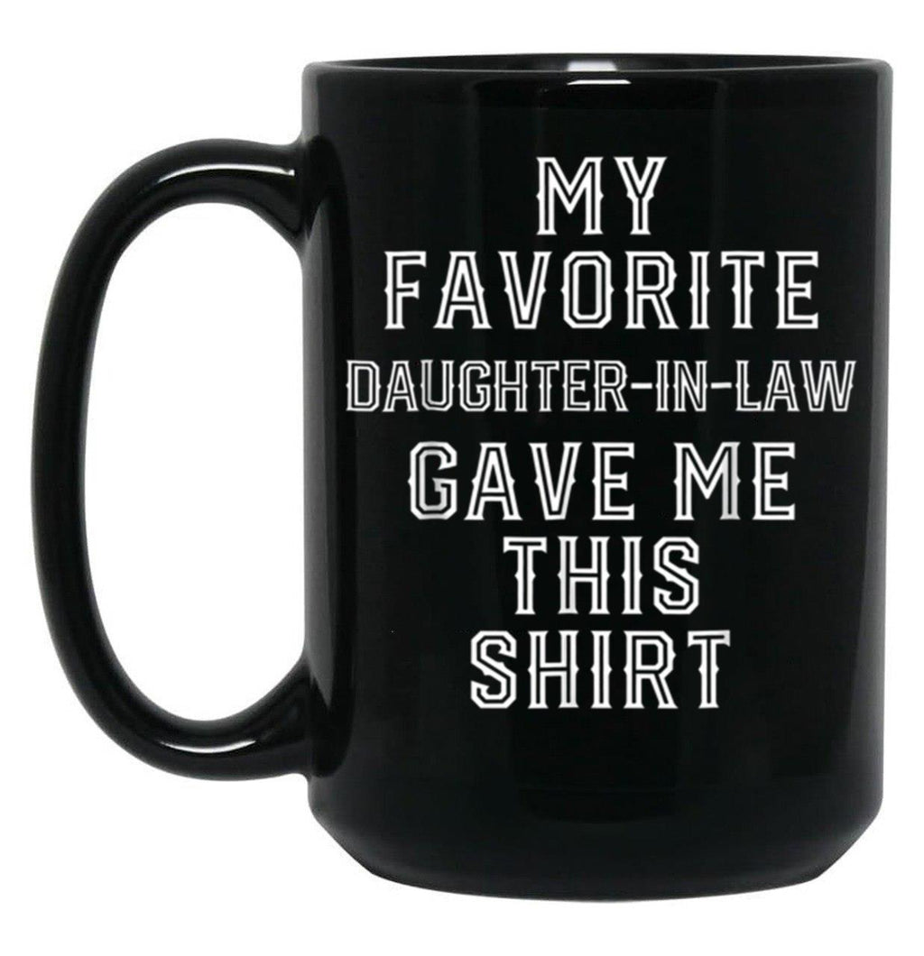 Christmas For Father Mother In Law Funny Birthday Black Coffee Mug