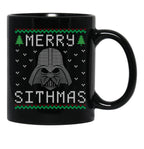 Christmas Merry Sithmas Holiday T-Shirt Black Coffee Mug, Gift Coffee Mug - Black