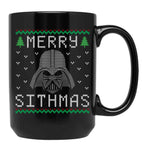 Christmas Merry Sithmas Holiday T-Shirt Black Coffee Mug, Gift Coffee Mug