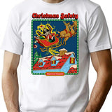 Christmas Safety T-Shirt for Men & Women, T-Shirts Graphic Tee - White