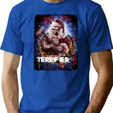 Christmas Terrifier 3 T-Shirt for Men & Women, T-Shirts Graphic Tee - Blue