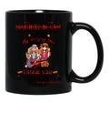 Christmas - To My Daughter-In-Law - Hippie - Circus Black Coffee Mug - Black