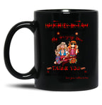 Christmas - To My Daughter-In-Law - Hippie - Circus Black Coffee Mug
