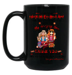 Christmas - To My Daughter-In-Law - Hippie - Circus Black Coffee Mug