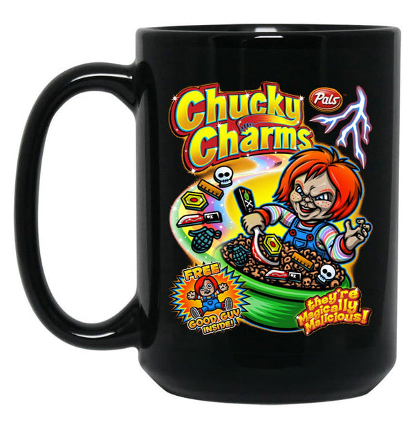 Chucky Charms V2 Essential Black Coffee Mug, Gift Coffee Mug - Black