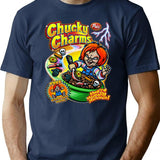 Chucky Charms V2 Essential Premium Heavyweight Cotton T-Shirt - Navy