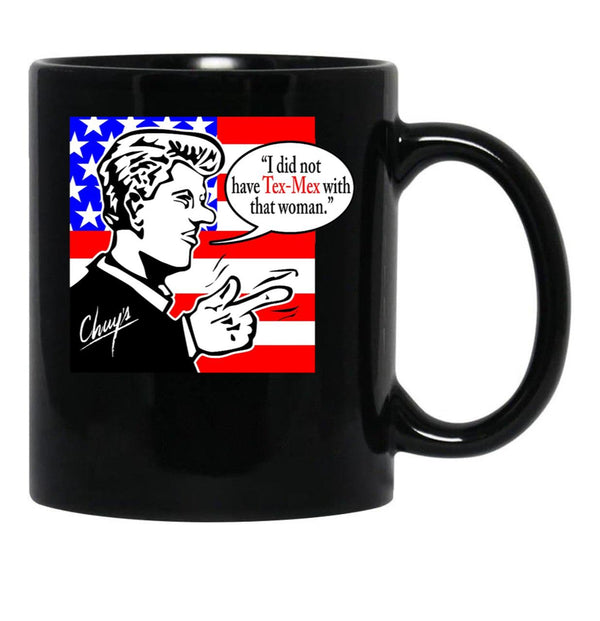Chuys Bill Black Coffee Mug, Gift Coffee Mug - Black