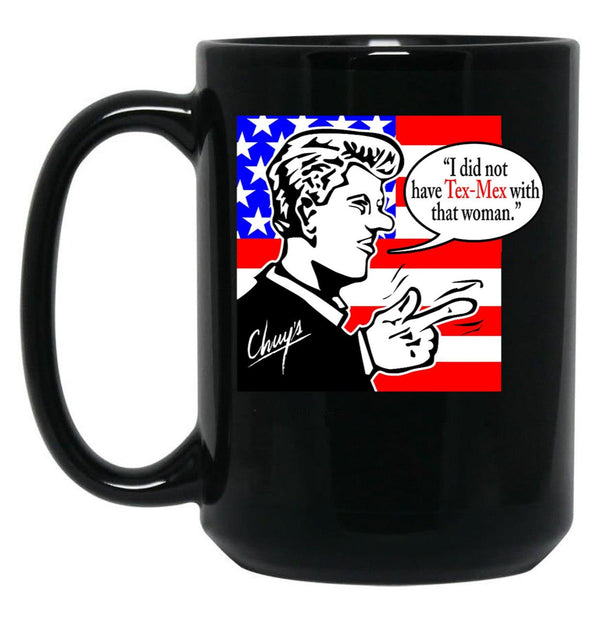Chuys Bill Black Coffee Mug, Gift Coffee Mug - Black