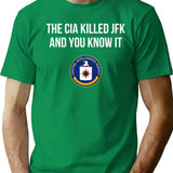 Cia Killed Jfk  Premium Heavyweight Cotton T-Shirt - Green