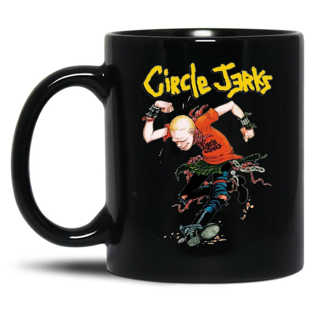 Circle Jerks Skankman Black Coffee Mug, Gift Coffee Mug