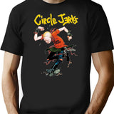 Circle Jerks Skankman Premium Heavyweight Cotton T-Shirt - Black