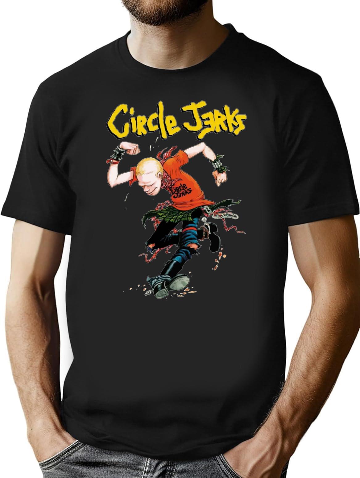 Circle Jerks Skankman Premium Heavyweight Cotton T-Shirt - Black