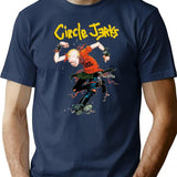 Circle Jerks Skankman Premium Heavyweight Cotton T-Shirt - Navy