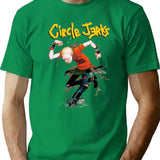 Circle Jerks Skankman Premium Heavyweight Cotton T-Shirt - Green