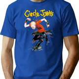 Circle Jerks Skankman Premium Heavyweight Cotton T-Shirt - Blue