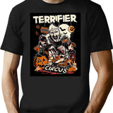 Circus Art T-Shirt for Men & Women, T-Shirts Graphic Tee - Black