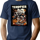 Circus Art T-Shirt for Men & Women, T-Shirts Graphic Tee - Navy