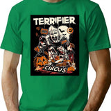 Circus Art T-Shirt for Men & Women, T-Shirts Graphic Tee - Green