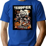 Circus Art T-Shirt for Men & Women, T-Shirts Graphic Tee - Blue