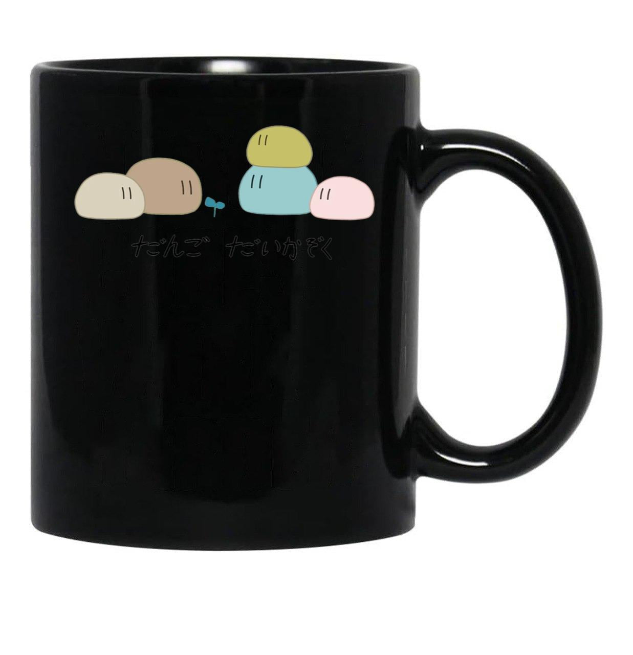 Clannad Dango Daikazoku Black Coffee Mug, Gift Coffee Mug - Black