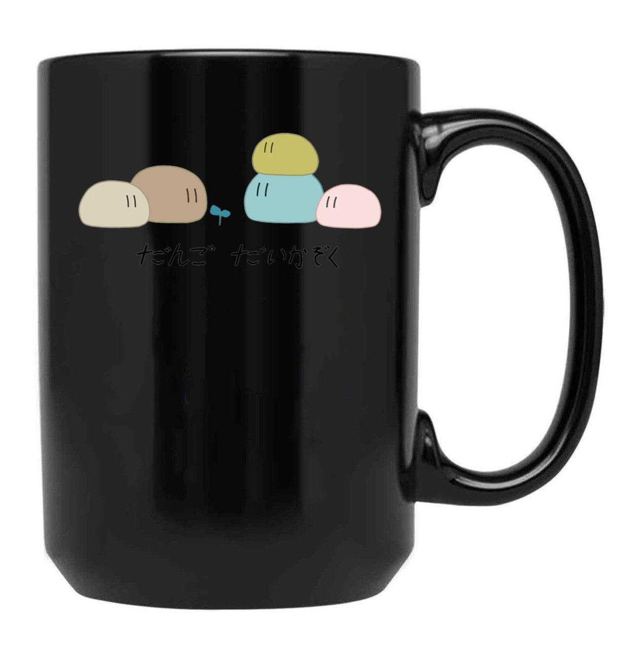 Clannad Dango Daikazoku Black Coffee Mug, Gift Coffee Mug