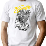 Classic British Motorcycle Engine - Velocette Ktt350 T-Shirt for Men & Women, T-Shirts Graphic Tee - White