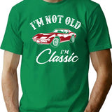 Classic Corvette T-Shirt for Men & Women, T-Shirts Graphic Tee - Green
