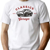 Classic Garage 1962 T-Shirt for Men & Women, T-Shirts Graphic Tee - White