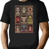 Classic Monsters (3) 4 Premium Heavyweight Cotton T-Shirt - Black