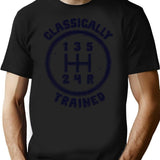 Classically Trained T-Shirt for Men & Women, T-Shirts Graphic Tee - Black