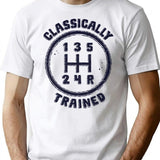 Classically Trained T-Shirt for Men & Women, T-Shirts Graphic Tee - White