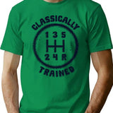 Classically Trained T-Shirt for Men & Women, T-Shirts Graphic Tee - Green