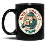 Classy Birra Moretti Logo Essential Black Coffee Mug, Gift Coffee Mug - Black