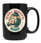 Classy Birra Moretti Logo Essential Black Coffee Mug, Gift Coffee Mug
