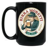 Classy Birra Moretti Logo Essential Black Coffee Mug, Gift Coffee Mug