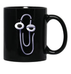 Clippy (2) Black Coffee Mug, Gift Coffee Mug - Black