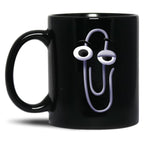 Clippy (2) Black Coffee Mug, Gift Coffee Mug
