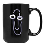 Clippy (2) Black Coffee Mug, Gift Coffee Mug