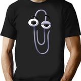 Clippy (2) Premium Heavyweight Cotton T-Shirt - Black