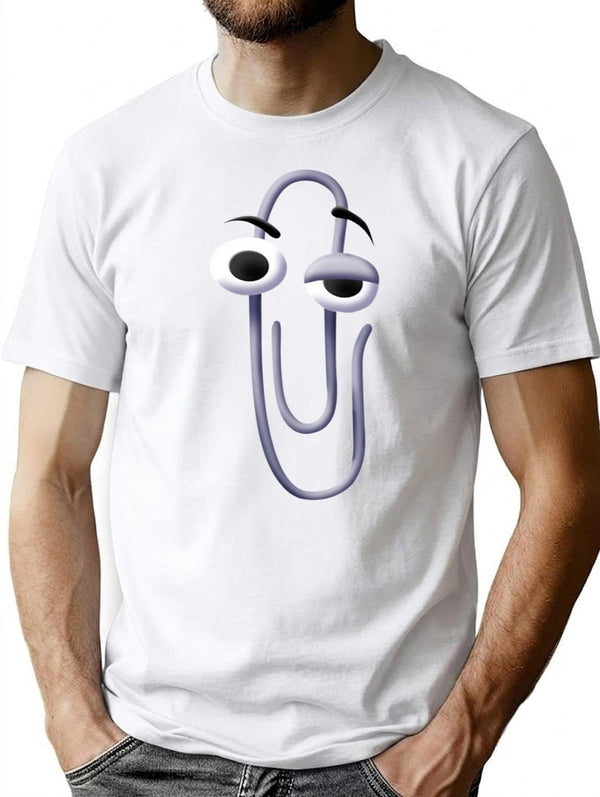 Clippy (2) Premium Heavyweight Cotton T-Shirt - White