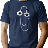 Clippy (2) Premium Heavyweight Cotton T-Shirt - Navy