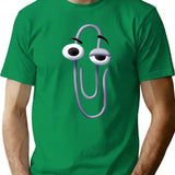 Clippy (2) Premium Heavyweight Cotton T-Shirt - Green