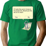Clippy Premium Heavyweight Cotton T-Shirt - Green