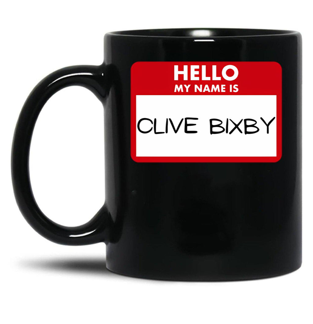 Clive Bixby Black Coffee Mug, Gift Coffee Mug