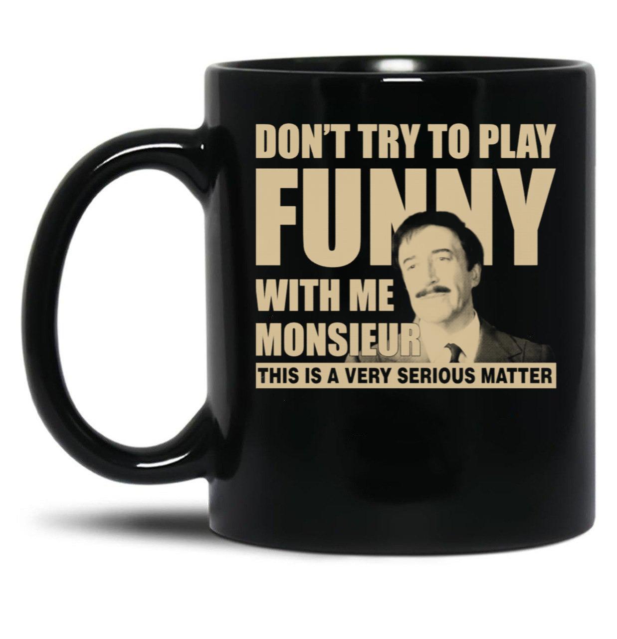 Clouseau Black Coffee Mug, Gift Coffee Mug