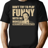 Clouseau Premium Heavyweight Cotton T-Shirt - Black
