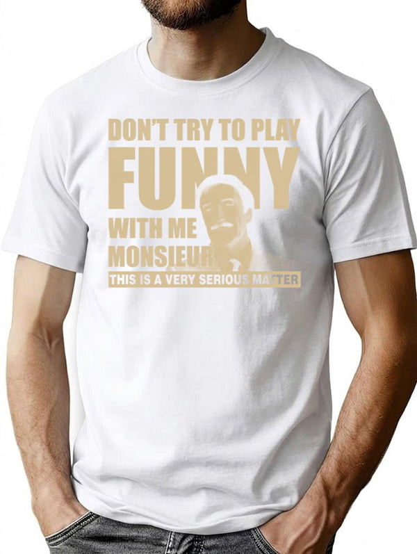 Clouseau Premium Heavyweight Cotton T-Shirt - White
