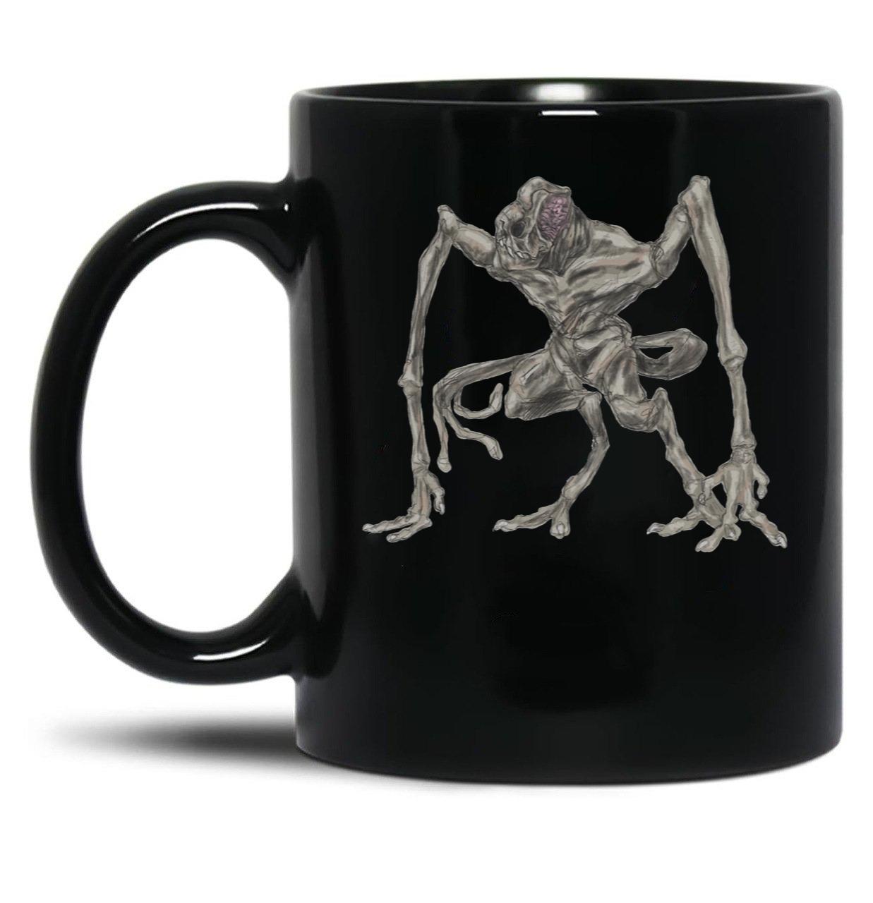 Cloverfield Monster Black Coffee Mug, Gift Coffee Mug